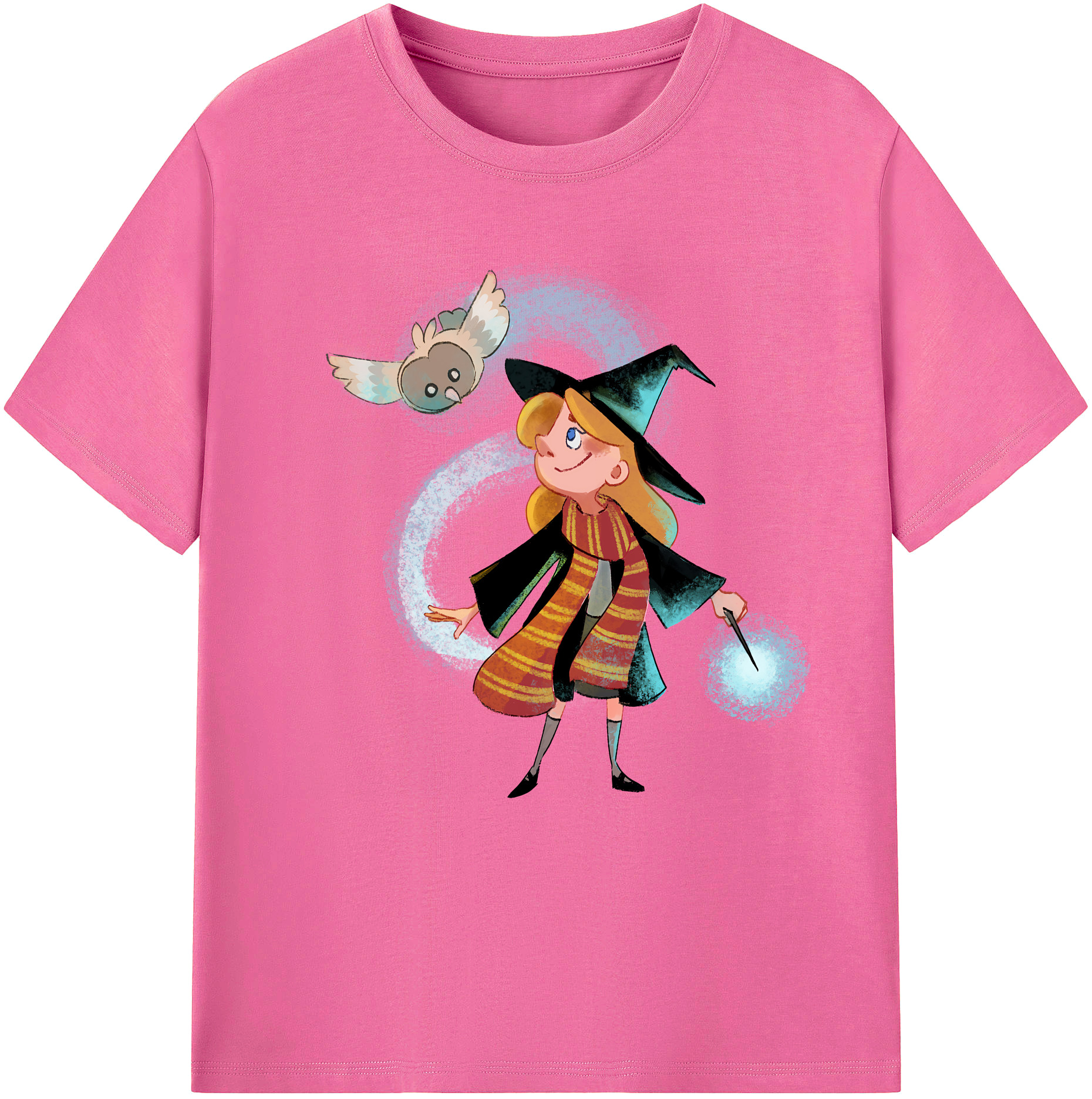（画像用） Harry Potter ハリー・ポッターシリーズ レディースカジュアルプリントTシャツ（綿100％）